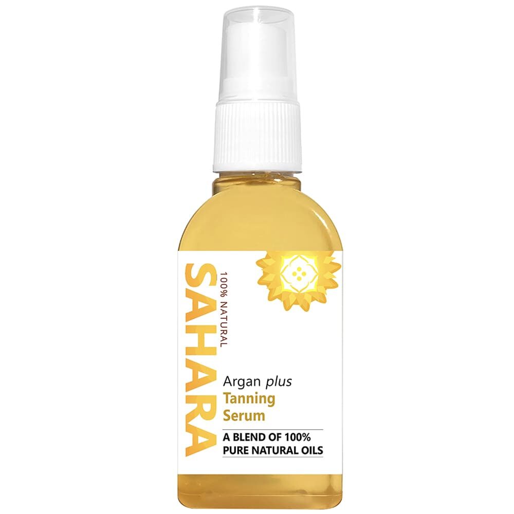 argan oil tanning bronzing serum bottle picture